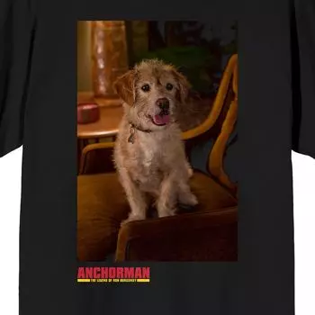 Мужская футболка Anchorman Baxter The Dog Licensed Character