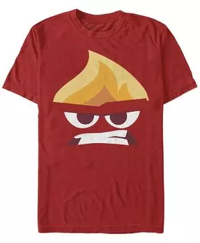 Мужская футболка Angry Face с короткими рукавами и круглым вырезом Fifth Sun, красный