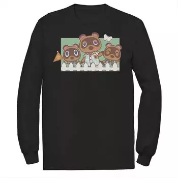 Мужская футболка Animal Crossing New Horizons Nook Family Portrait Licensed Character