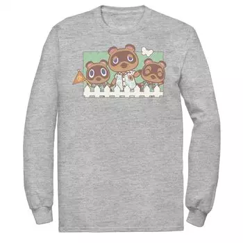 Мужская футболка Animal Crossing New Horizons Nook Family Portrait Licensed Character