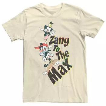 Мужская футболка Animaniacs Zany To The Max Licensed Character