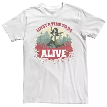 Мужская футболка «Анна и апокалипсис What a time to be Alive Jumping for Joy Tee» Licensed Character