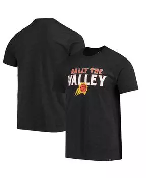Мужская футболка '47 black phoenix suns со слоганом club '47 Brand, черный