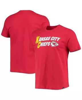 Мужская футболка '47 red kansas city chiefs regional super rival '47 Brand, красный