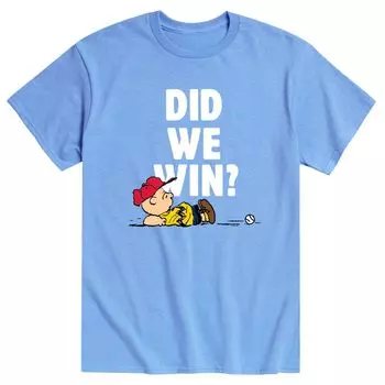 Мужская футболка «Арахис» Did We Win Win Licensed Character