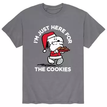 Мужская футболка «Арахис здесь для печенья» Licensed Character