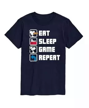 Мужская футболка арахиса с коротким рукавом AIRWAVES, синий