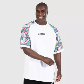 Мужская футболка Aram White для спорта и отдыха SMILODOX, цвет weiss