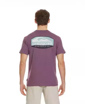 Мужская футболка Archway с коротким рукавом Quiksilver, фиолетовый