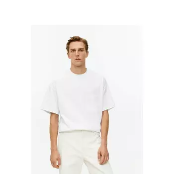 Мужская футболка Arket свободного кроя из хлопка, белый