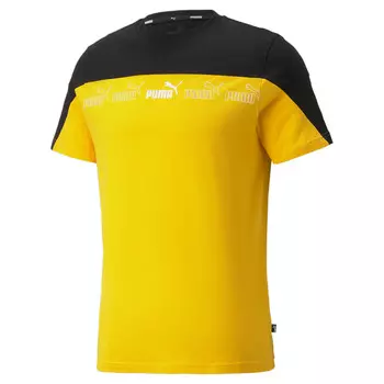 Мужская футболка Around the Block PUMA, черный/манго