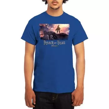 Мужская футболка «Атака титанов» Licensed Character