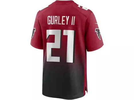 Мужская футболка atlanta falcons game todd gurley Nike, красный