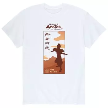 Мужская футболка Avatar Fire Nations Licensed Character