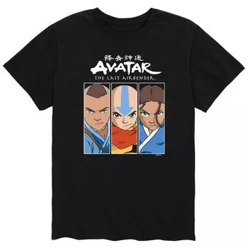 Мужская футболка Avatar Sokka Aang Katara Licensed Character