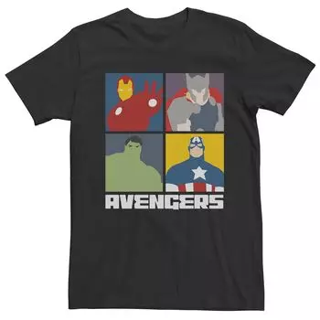 Мужская футболка Avengers Block Licensed Character