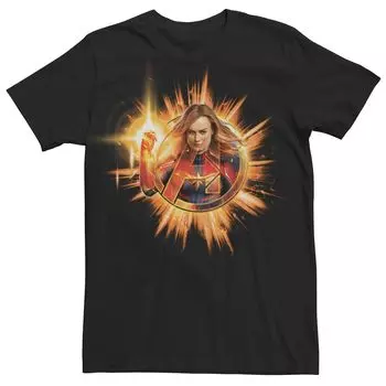 Мужская футболка Avengers Fire Marvel Licensed Character