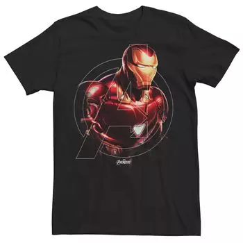 Мужская футболка Avengers Iron Man Hero Licensed Character