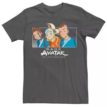 Мужская футболка «Аватар: последний маг воздуха: три друга» Licensed Character