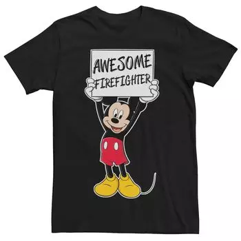 Мужская футболка Awesome Firefighter с Микки Маусом Disney