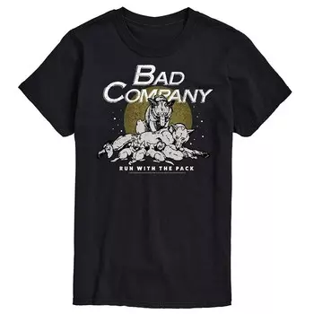 Мужская футболка Bad Company Run With The Pack Licensed Character, черный