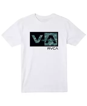 Мужская футболка Balance Box с коротким рукавом RVCA, белый