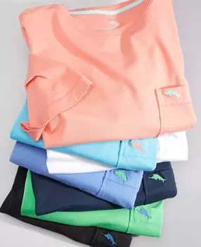 Мужская футболка bali sky с круглым вырезом и короткими рукавами Tommy Bahama, черный