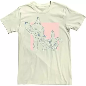 Мужская футболка Bambi Thumper Square Boxed Up Licensed Character