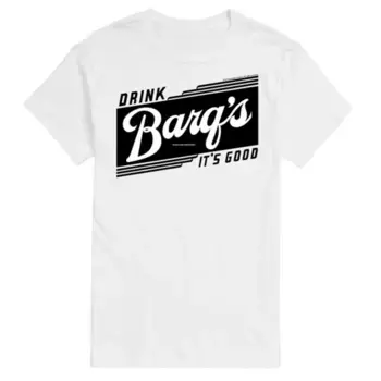 Мужская футболка Barq's с крутым принтом "It's good" Licensed Character, белый