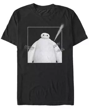 Мужская футболка baymax с круглым вырезом и короткими рукавами с тесьмой Fifth Sun, черный