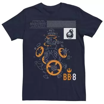 Мужская футболка базового расширения «Звездные войны. Эпизод 8» Licensed Character