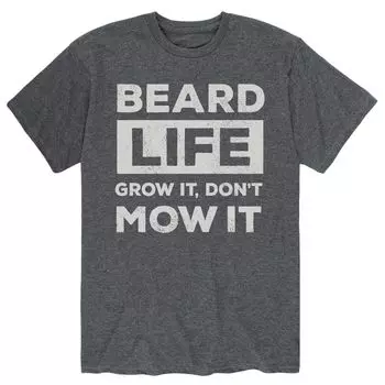 Мужская футболка Beard Life Grow Mow Licensed Character