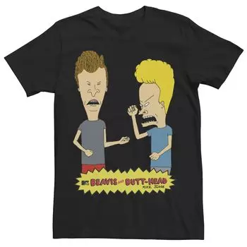 Мужская футболка Beavis and Butt-Head Fist Pump Licensed Character
