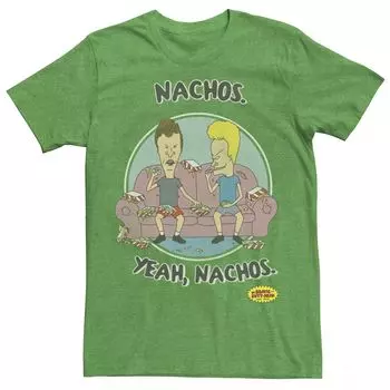 Мужская футболка Beavis And Butt-Head Nachos Yeah Nachos с портретом Licensed Character