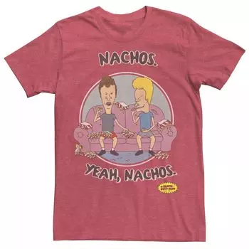Мужская футболка Beavis And Butt-Head Nachos Yeah Nachos с портретом Licensed Character