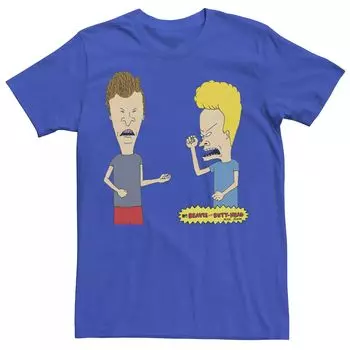 Мужская футболка Beavis and Butthead Air Guitar Portrait Licensed Character