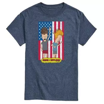 Мужская футболка Beavis And Butthead Americana Licensed Character
