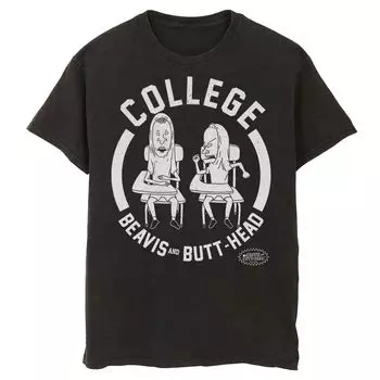 Мужская футболка Beavis and Butthead College Licensed Character