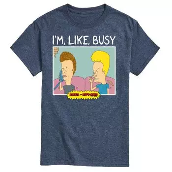 Мужская футболка Beavis And Butthead I'm Like Busy Tee Licensed Character