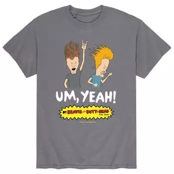 Мужская футболка Beavis & Butthead Um Yeah Licensed Character