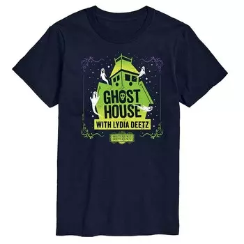 Мужская футболка Beetlejuice 2 Ghost House с рисунком Лидии Licensed Character, темно-синий