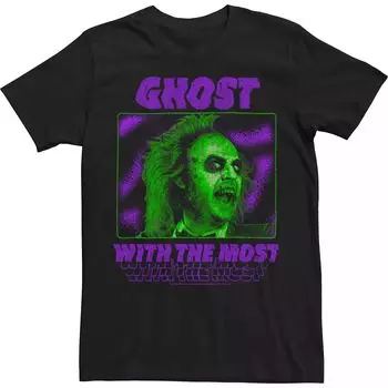 Мужская футболка Beetlejuice Ghost Most Poster Licensed Character