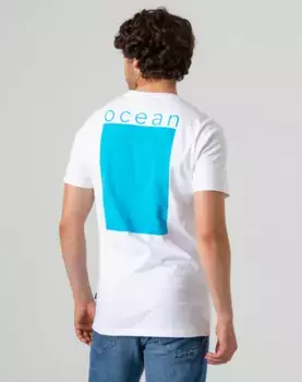 Мужская футболка белого цвета с коротким рукавом Skydiver, белый