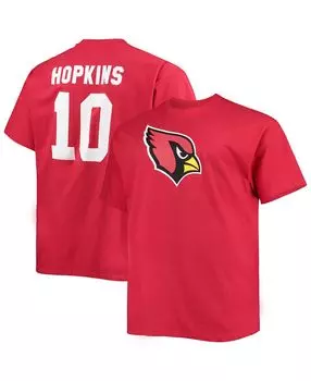 Мужская футболка big and tall deandre hopkins cardinal arizona cardinals с именем и номером игрока Fanatics