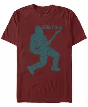 Мужская футболка Bigfoot Rocks с короткими рукавами и круглым вырезом Fifth Sun, красный