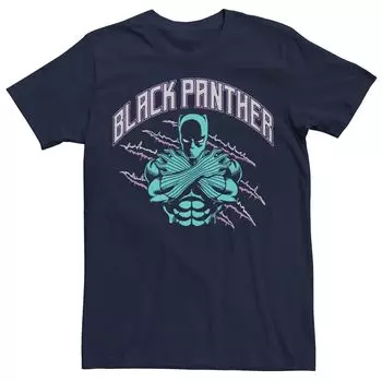 Мужская футболка Black Panther Claws Pose Licensed Character