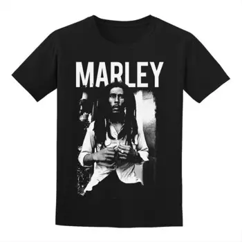 Мужская футболка Bob Marley Licensed Character, черный