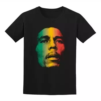Мужская футболка Bob Marley Licensed Character, черный