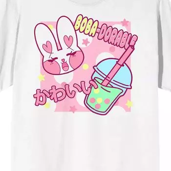 Мужская футболка Bobadorable розового и фиолетового цвета Licensed Character