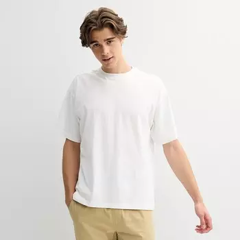 Мужская футболка большого размера с короткими рукавами Hollywood, белый